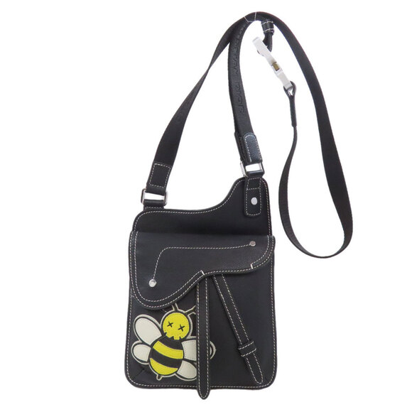 DIOR Black Leather Shoulder Bag - Picture 1 of 11